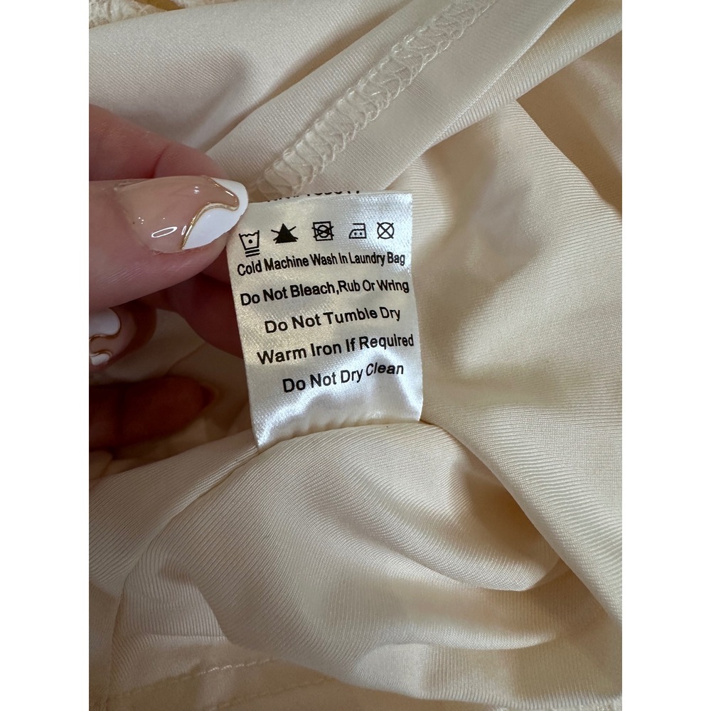 Fairycore Princess Polly Lifas Lace mini skirt cream size 12 - Picture 7 of 8